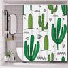 Rideau de douche pour salle de bain Cactus Nain Tissu Imperméable Rideau de salle de bain avec 12 crochets Tournesol Décoration de maison Livraison gratuite
