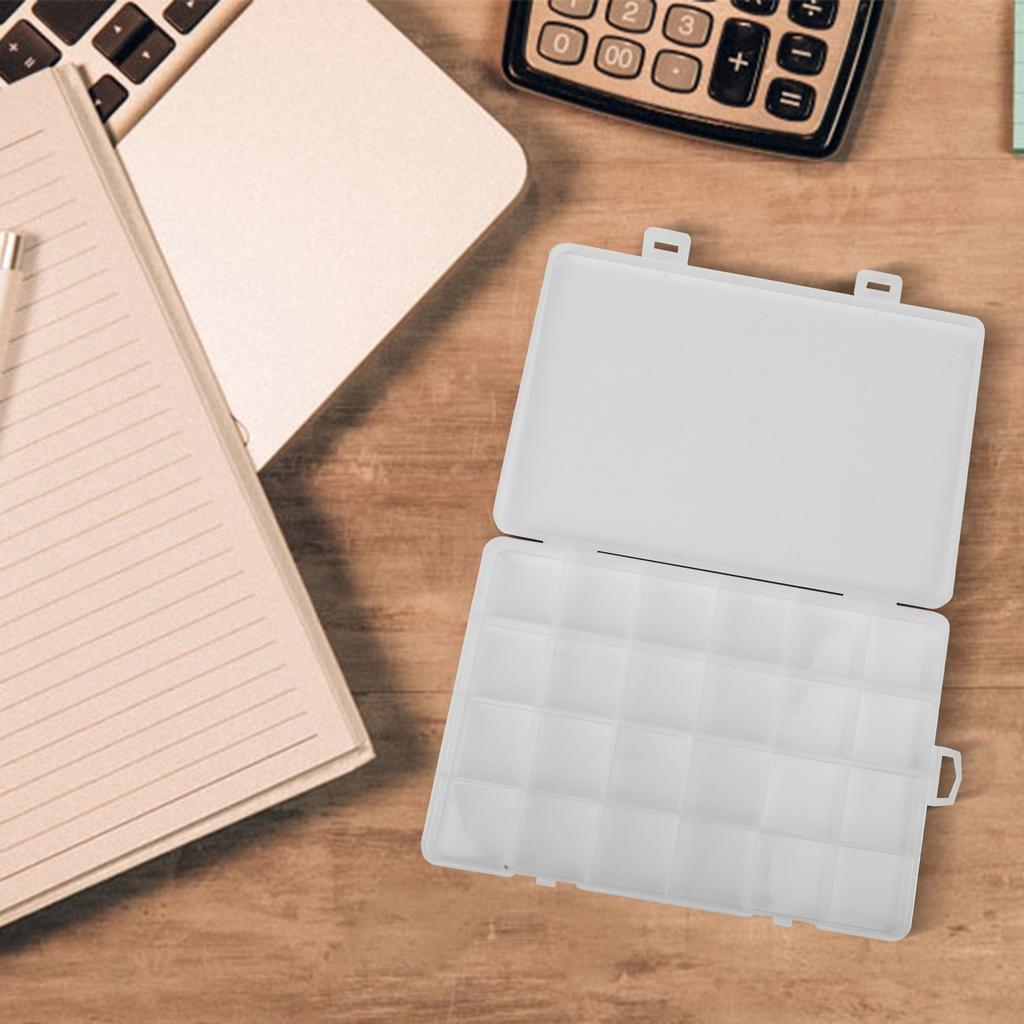 Organizing Transparent Compartment Storage Package Content Box
