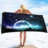 Toalla de Playa Luna Absorbente Secado Rápido Libre de Arena Tamaño Grande Extra Grande Microfibra para Mujeres Hombres Viajes Camping Gimnasio Piscina Natación