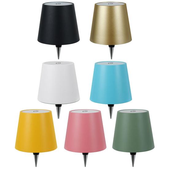 Wireless Wine Bottle Lamp 3 Colors Brightness Adjustable Rechargeable Cordless Touch Control LED Desk Table Lamp Home Office Bar Cafe Decoration