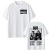 Britisches O-Oasis Live 25 Welttournee T-Shirt Herren Damen Vintage Oversized T-Shirt Kurzarm T-Shirts Streetwear