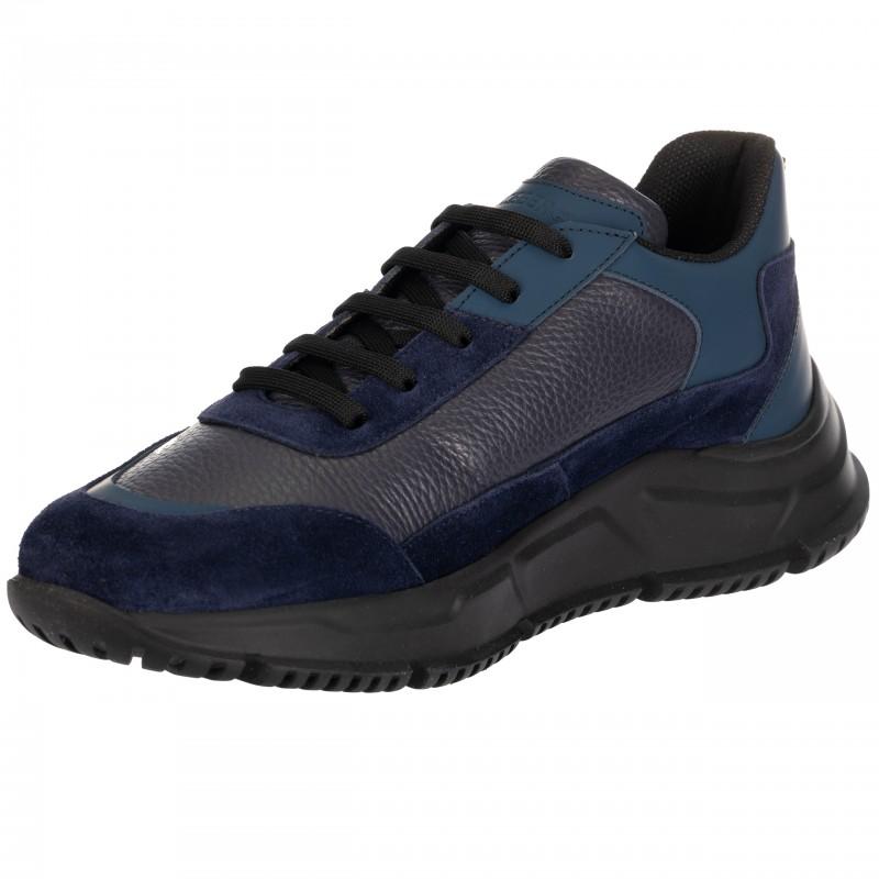 Iceberg Italian leather sneakers new comb navy - Size: 40