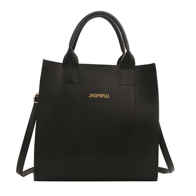 Elegant 2024 New Large Capacity Simple Solid Color Shoulder Bag For Everyday Use And Work Essentials
