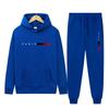 Herren Sportsets Neues Herren Kapuzenpullover mit Aufdruck Buchstaben Lockerer Hoodie Sportset