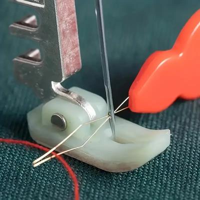 Durable Sewing Assistant Plastic Threading Tool, Available In Multiple Colors, Suitable for Elderly People, Manual and Machine Sewing
