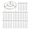 Yousheng Air Fryer Skewer Stand Stainless Steel Vertical Grill Holder for Grilling Home Kitchen Kabobs Skewer Air Fryer Accessories for BBQ Lovers