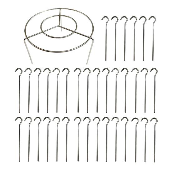 Yousheng Air Fryer Skewer Stand Stainless Steel Vertical Grill Holder for Grilling Home Kitchen Kabobs Skewer Air Fryer Accessories for BBQ Lovers