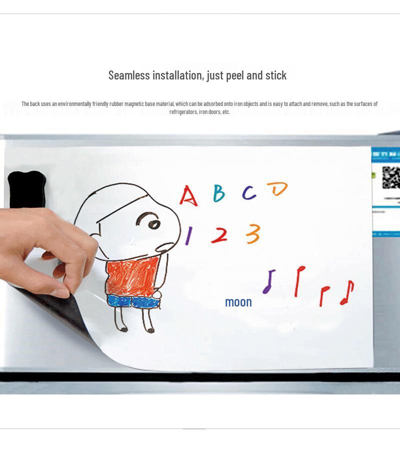 Erasable Magnetic Whiteboard Sheet Grid for Message Boards