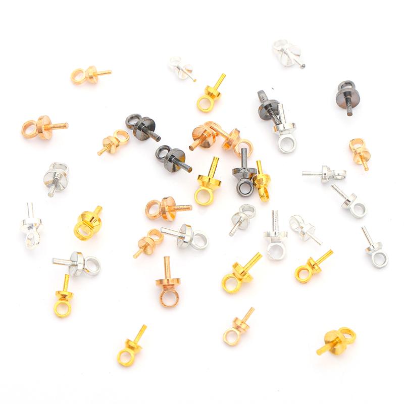 50 teile/beutel Hängende Kappe Klaue Nägel Kupfer Material Rhodinierung Anhänger Herstellung DIY Mode Schmuck Zubehör