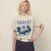 [mardimercredi] T-shirt FLOWERMARDI JARDIN_HAVREBLÅ