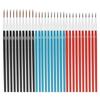 30Pcs Tiny Detail Painting Brush Set Wooden Handle Nylon Bristles 3 Sizes Miniature Fine