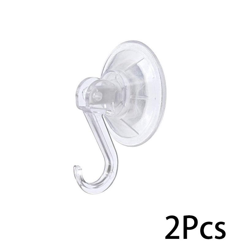 Transparent Reusable Vacuum Suction Cup Hook Without Punching Glass Kitchen Bathroom Wall Storage Items Towel Umbrella Hook