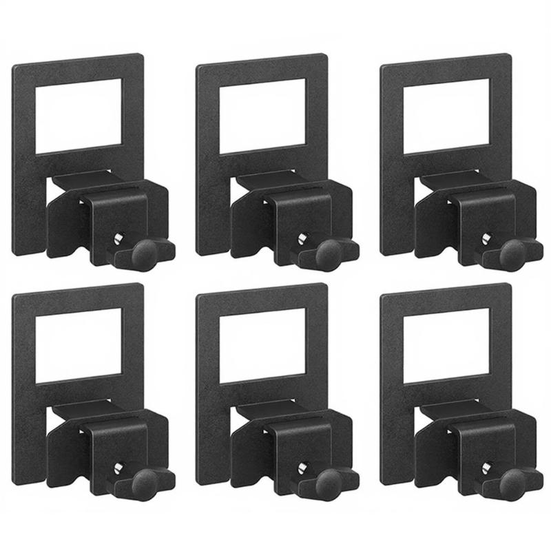 6Pcs Iron Bed Mattress Clip Quick Setup Adjustable Mattress Slide Stopper Bed Frame Fasteners for Household Hotel Use