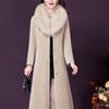 Winter Mutter Medium Lange Schafschur Mantel Frauen Neue Dame Lose Mäntel
