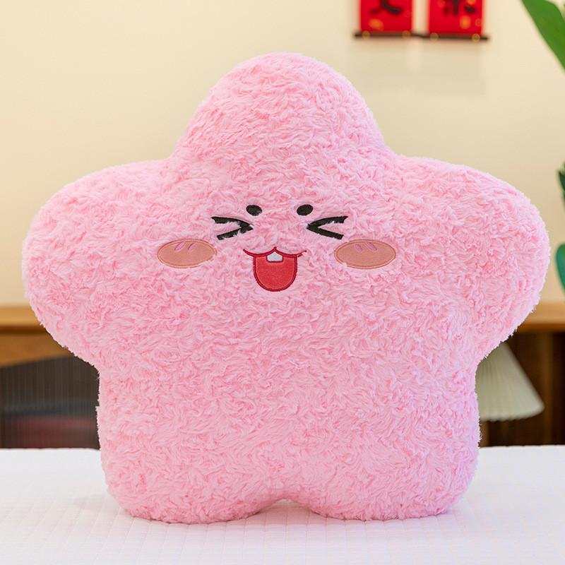 Star Plush Pillow Shape With Pp Cotton Filling For Girls And Teens