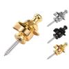 Zinc Zinc Alloy Skidproof Round Head Straplocks Round Head Guitar Strap Button  Strap Retainer System