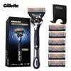 Gillette Fusion Glide Power Razor Pro - Barbeador Elétrico de 5 Lâminas para Homens, Barba Lisa e Próxima, Aparo de Precisão