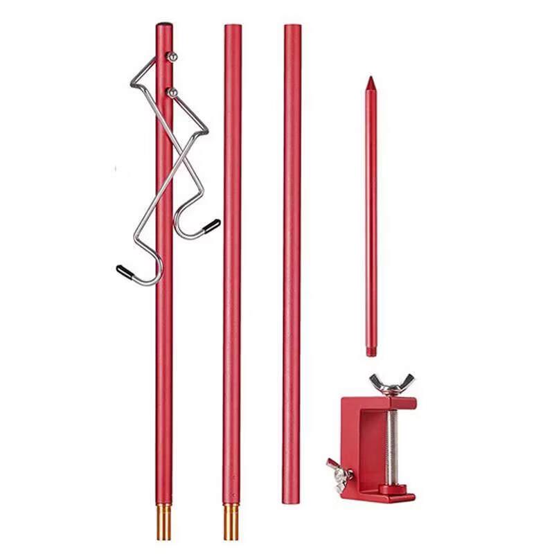 Portable Black Aluminum Camping Light Pole