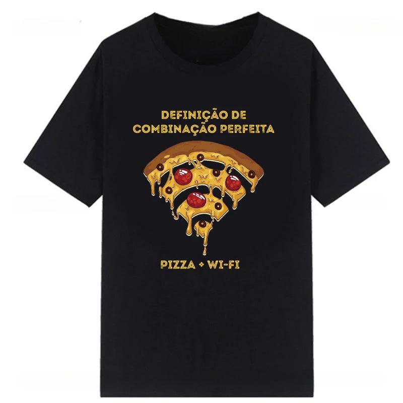 Fashion Casual Streetwear Tops Female Clothing Funny I Am A Pizza Man Tees Male Woman Cool Loose Breathable Graphic T Shirts