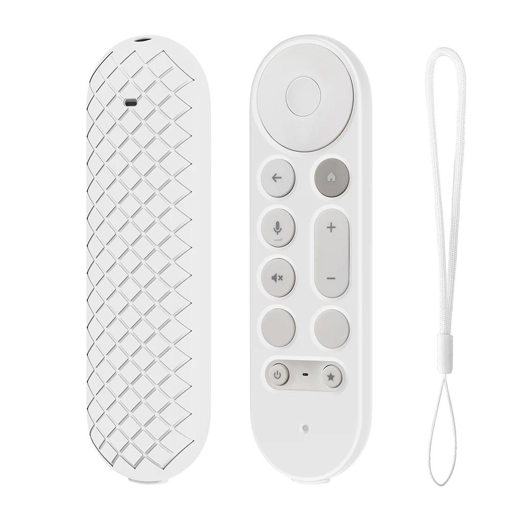 Silikon Fernbedienungshülle Rutschfest Schutzhülle für Controller Skin TV Fernbedienungshülle Fernbedienungshülle für Google TV Streamer 4K