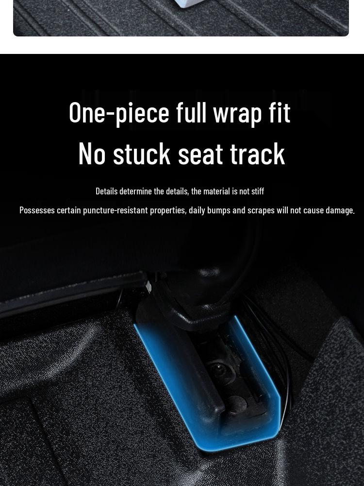 Galaxy E8 Wear-Resistant TPE Car Floor Mats with Double Layer Protection