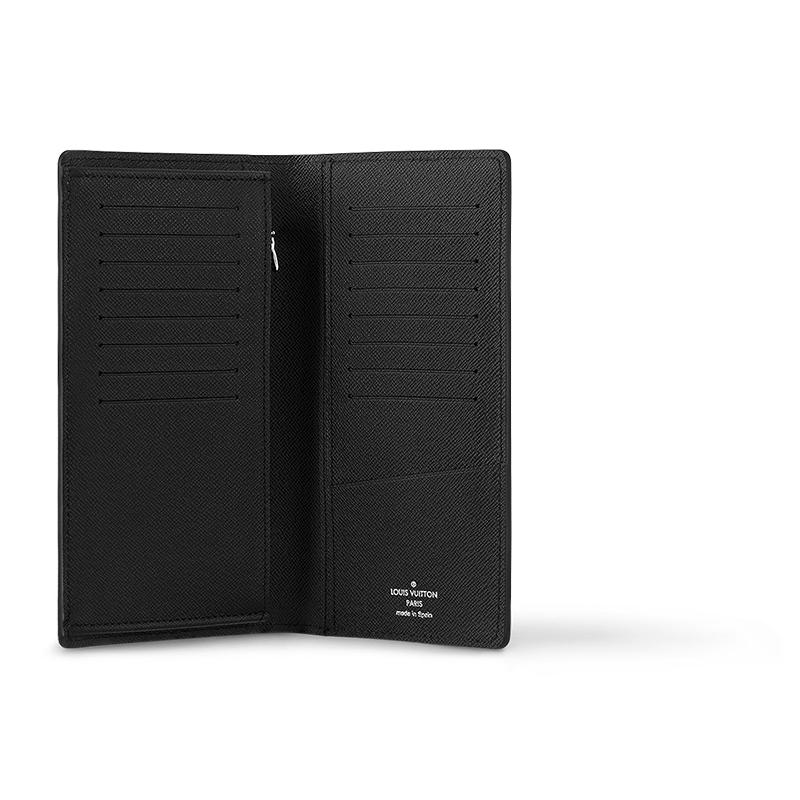 Louis Vuitton Brazza Wallet Black Epi Leather Men Wallets M60622