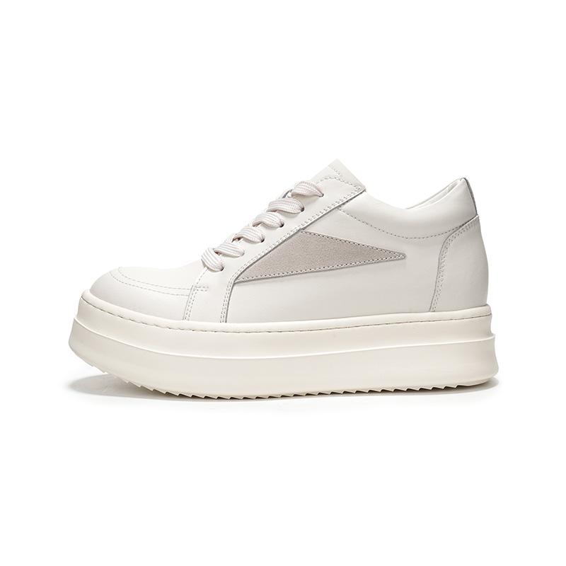 Fashion Genuine Leather Male Casual Shoes Leisure Walk Skateboard Footwear Thick Bottom Men's Tenis Masculino Fashion Outdoor Sneakers
