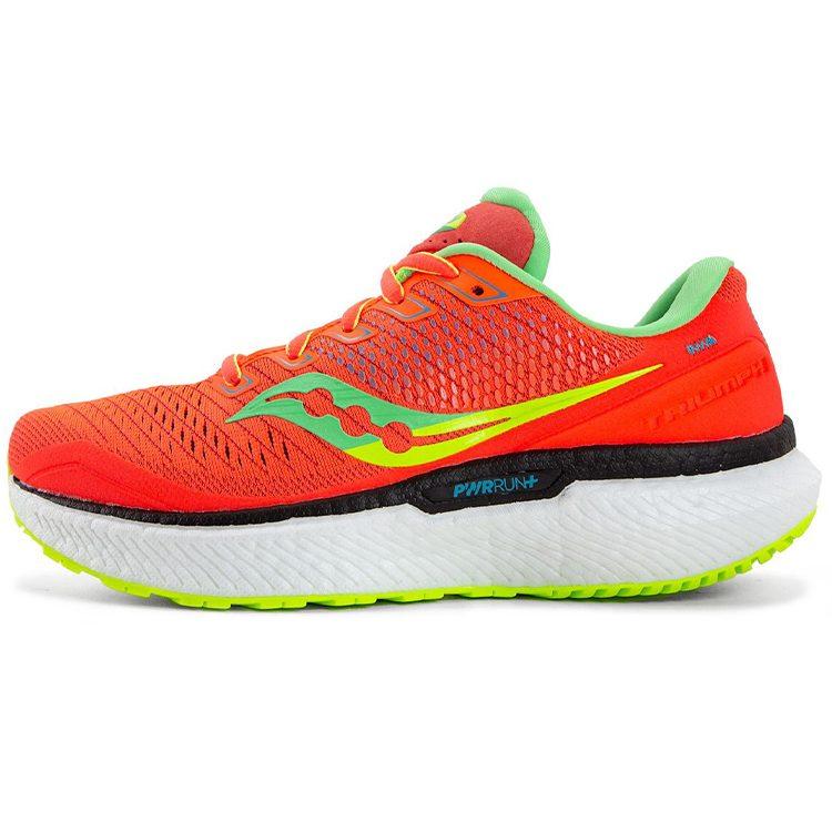 SAUCONY Triumph Comfortable Cushioning Slip Resistant Breathable Lightweight Rebound Low Top Running Shoes Women's Red S10595-10