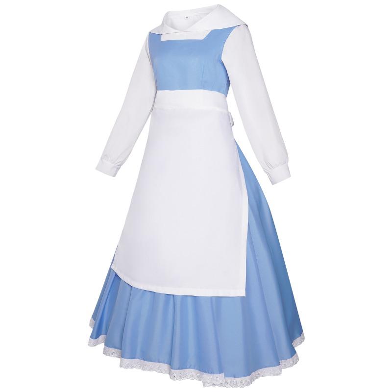 Bell Blue Maid Costume Cosplay Costume Princess Costume Halloween Lolita Cos Costume