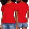 Tommy Jeans T-shirt Women's T-shirt Regular Fit Red DW0DW14616-XNL M