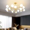 6/9/12/15/18 Heads LED Ceiling Lamp for Living Room Nordic Dome Light Home Decoration Lighting Natural Light Lighting Chandelier