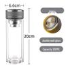 Shangqi Double-Wall Glass Tea Tumbler