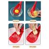 Kitchen Grinding Spoon with Strainer Holes Multi-Use Masher And Egg Separator BPA-Free Plastic Cooking Utensil