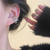 Elegant Zircon Flower Triple-Layer Ear Cuff: High-End, No-Piercing Accessory for Women
