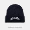 Hat Men's Knitted Cold Hat Korean Style Autumn and Winter Style Thin Light Plate Solid Color Versatile Warm Ear Protection Woolen Hat