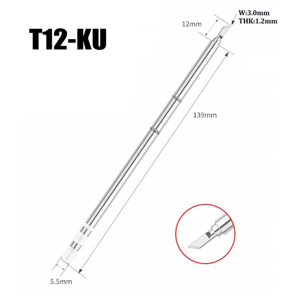 Accessories Soldering Iron Tip Welding Lead-free Metal Material Sliver Color