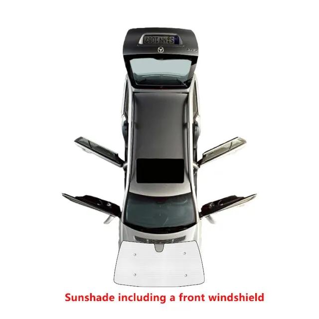 Auto-Sonnenschutz für Honda CR-V 3 CRV RE1 RE5 RE7 2007 ~ 2011, vollständige Abdeckung, hintere Seitenfenster-Visier-Vorhang, Windschutzscheiben-Pad