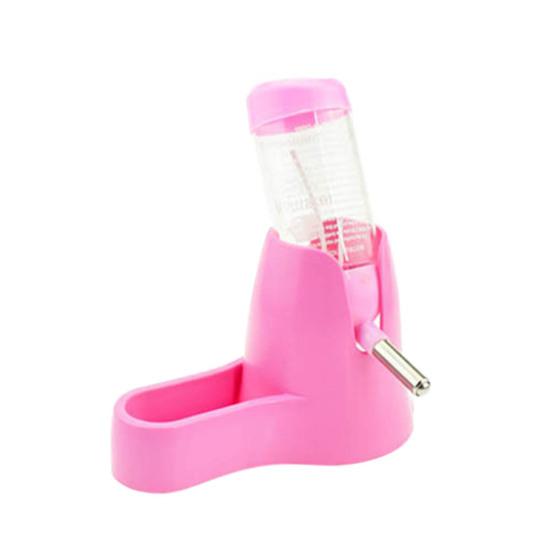 80ml/120ml Hamster Feeder Large Capacity Drip-Resistant Plastic 2 In 1 Auto Dispenser Water Feeder Food Container Pet Supplies