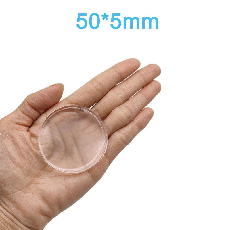 1/3/6 Stück Stumm Türstopper Wandschutz Türgriff Stoßstange Schutzstopfen Transparent Selbstklebend Rund Stoßstange Wandschutz