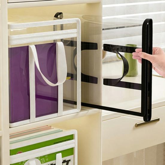 Kleideraufbewahrungsbox, Langlebige durchsichtige PVC-Aufbewahrungsbehälter, mit verstärkten Griffen Doppelreißverschluss-Design, Große Kapazität Feuchtigkeitsbeständige Organizer-Taschen