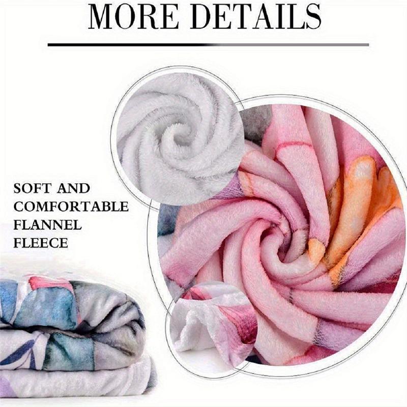 Rainbow Kingdom Adventure Blanket Flannel Blanket for Bed, Sofa, Camping, Hiking, Picnic Essentials, Gift for Family Fan Gifts