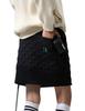 Antiqua GOLF x STCH Taille Unique Jupe Noire, Femme, AST-00025, 05,