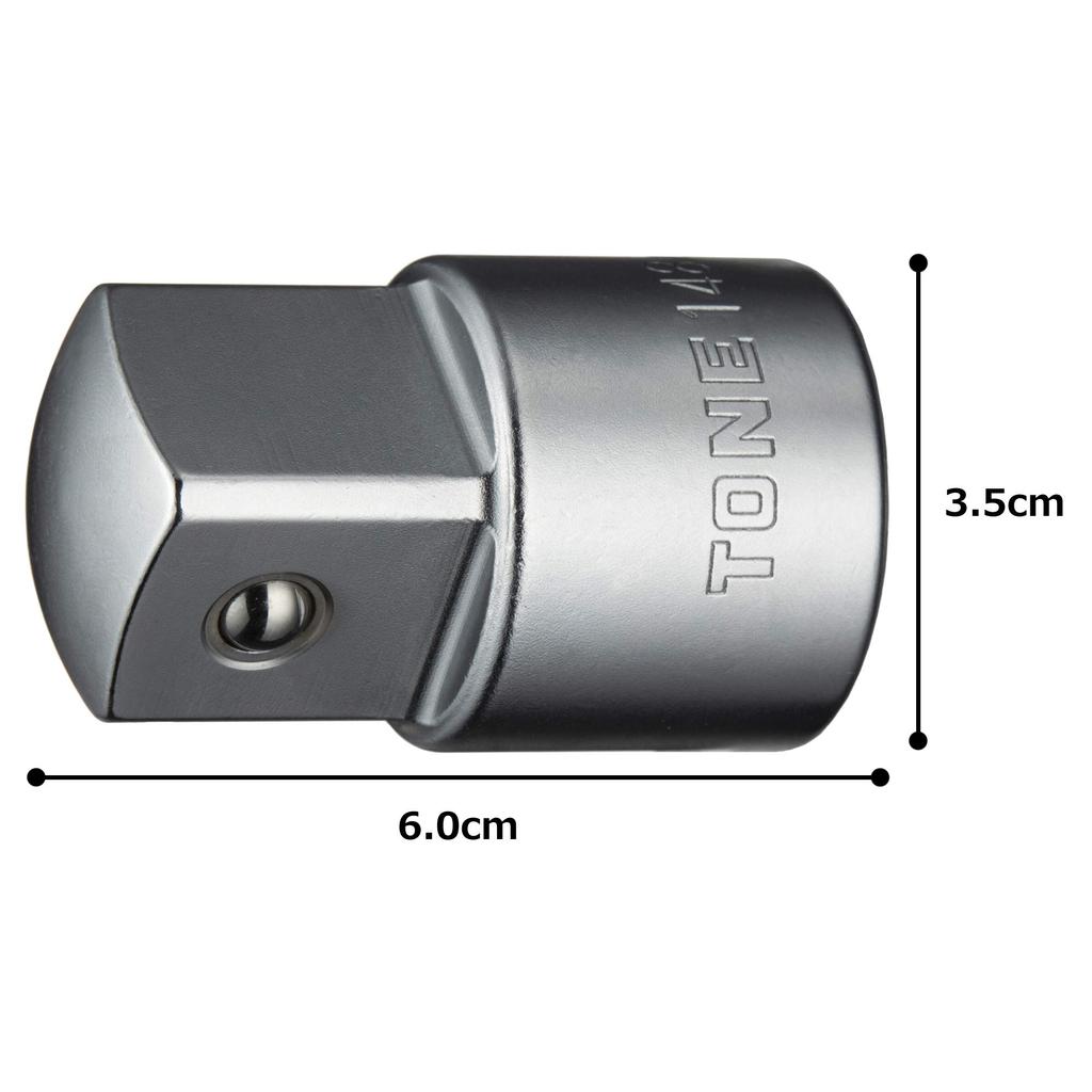 TONE Socket Adapter 148 Drive 19.0mm(3/4") &25.4mm(1")