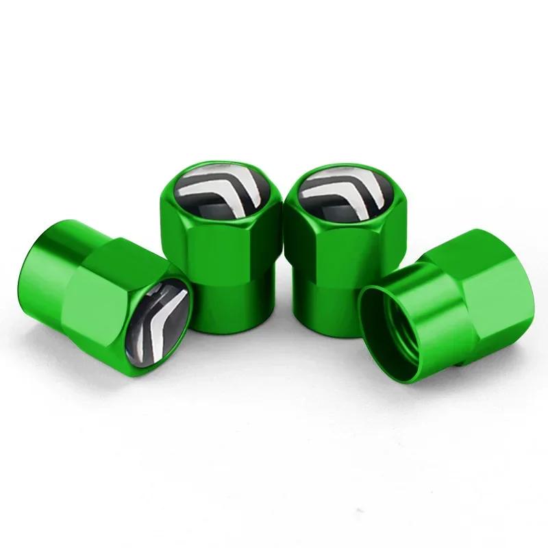 Metal Car Tyre Valve Stem Caps for Citroen Badge Berlingo C3 C4 C5 C1 C2 Berlingo C-ELYSEE Cactus Xsara Auto Exterior Accessorry sdcr63