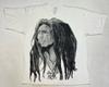 VINTAGE Bob Marley Graphic T-shirt Men XL White Short Sleeve Rare Big Face 90s