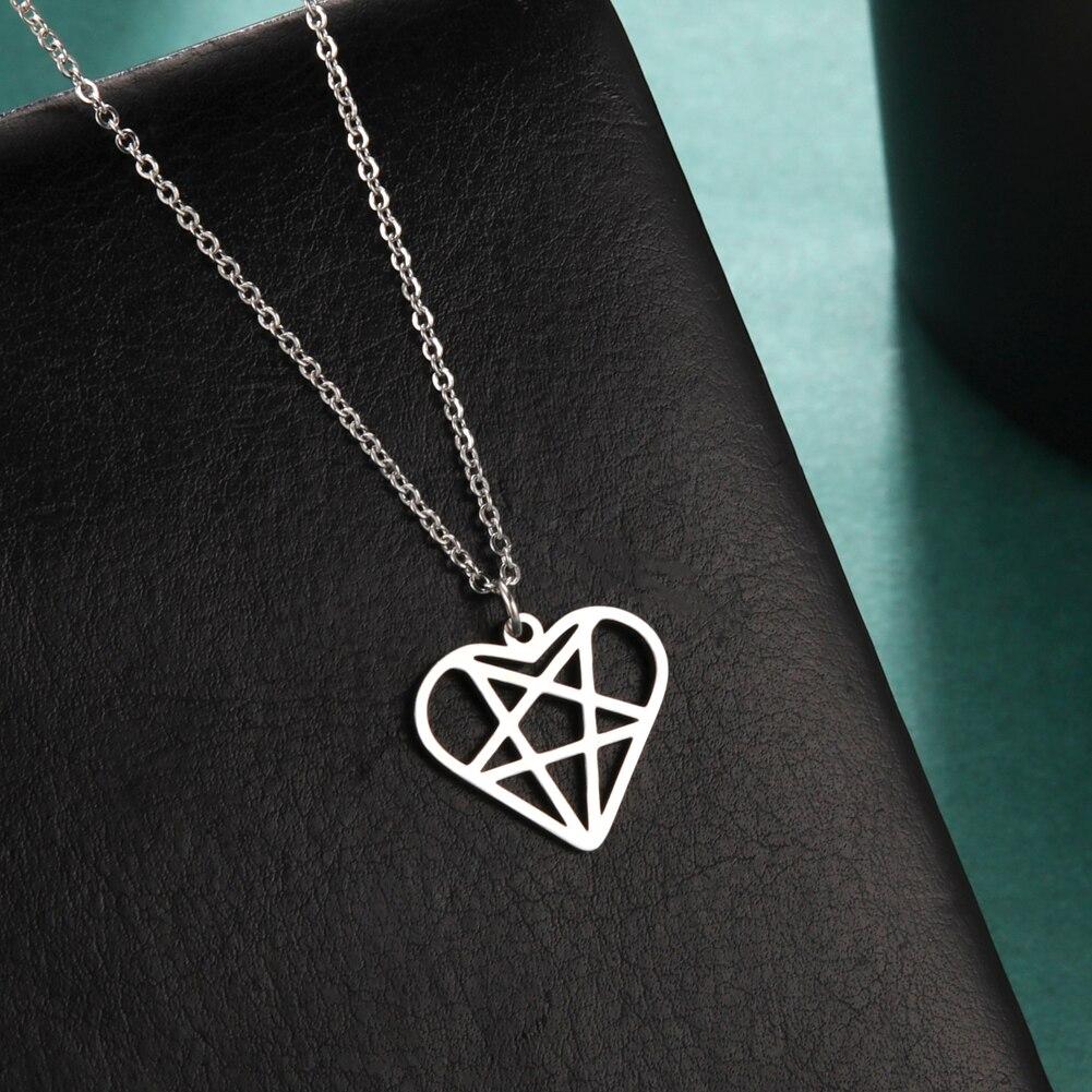 Star of David Charm Pendant Necklaces for Women Religious Menorah Israel Hanukkah Jewish Stainless Steel Jewelry Christmas Gifts