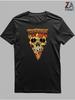 T-shirt militaire squelette pizza