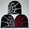 Pullover Wool Hat European and American Hot-selling Spider Web Jacquard Knitted Hat Men's and Women's Thermal Hats Cartoon Cold Hat Winter