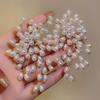 Long Statement Earrings Tassel Drop Bridal Earrings Imitation Pearl Dangle Earrings  Wedding