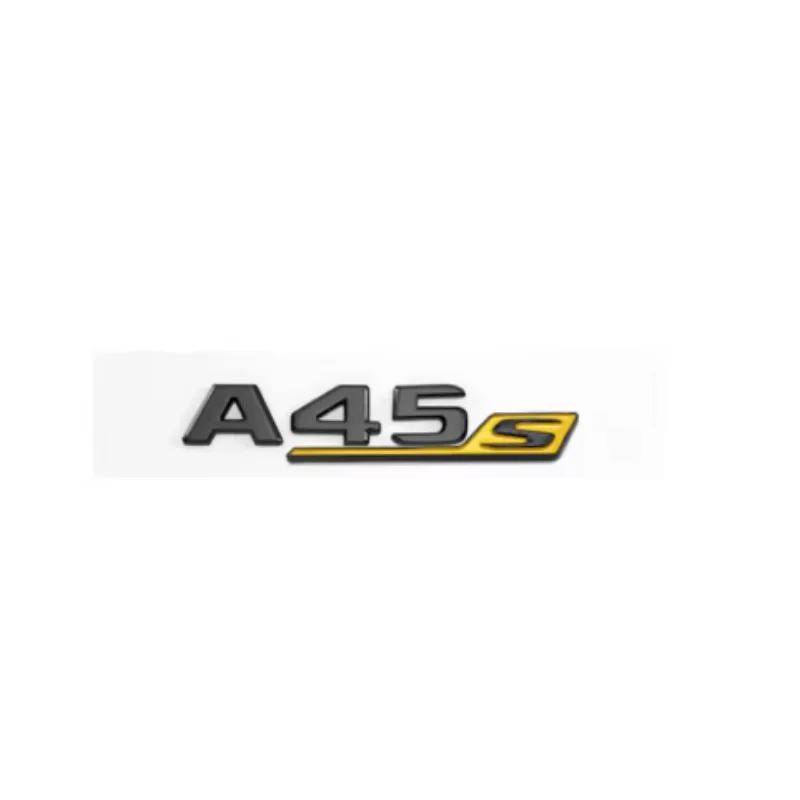 3d ABS Red and Black S Logo A35S A45S Letter Badge Sticker Is Suitable for Mercedes-Benz A45S AMG W176 W177 Automotive Supplies. BN7